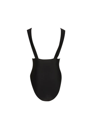 Elena Black Bodysuit - KUCAH