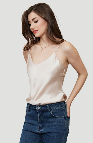 SILK CAMISOLE TOP - KUCAH