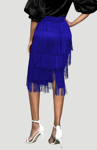 ZEBEC FRINGE SKIRT - KUCAH