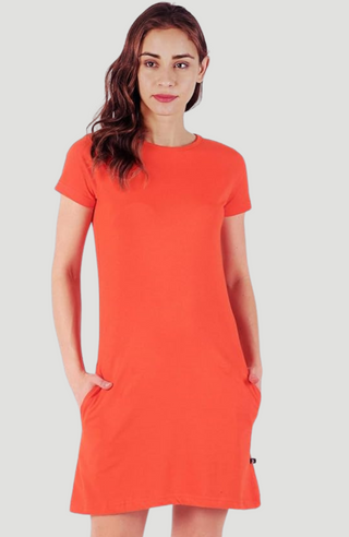 Tangerine Orange Dress  - KUCAH