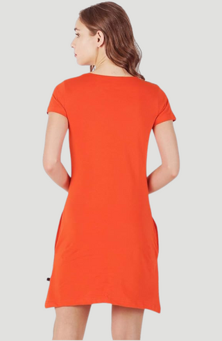 Tangerine Orange Dress  - KUCAH