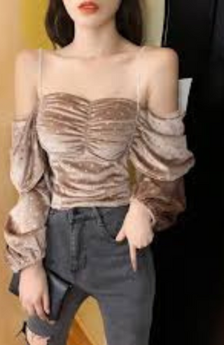 Sira Velvet Top - KUCAH