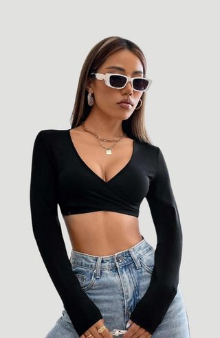 Tyra Black Top  - KUCAH