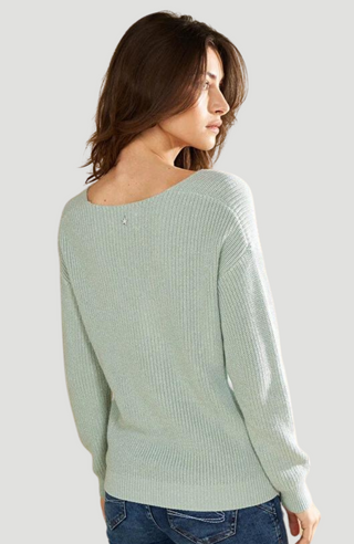 Sweny Pullover Grey Top  - KUCAH