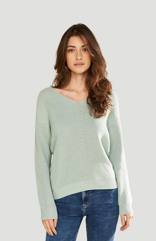 Sweny Pullover Grey Top  - KUCAH