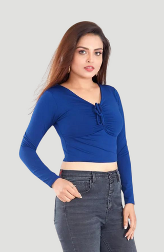 Archie Royal Blue Top - KUCAH