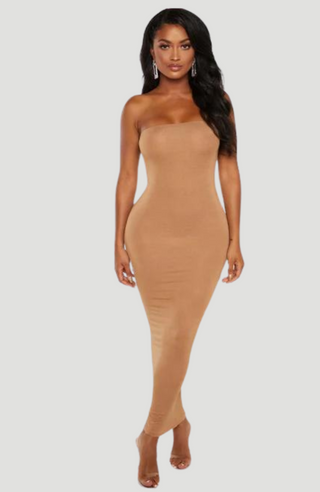 Gabriella Beige Gown - KUCAH