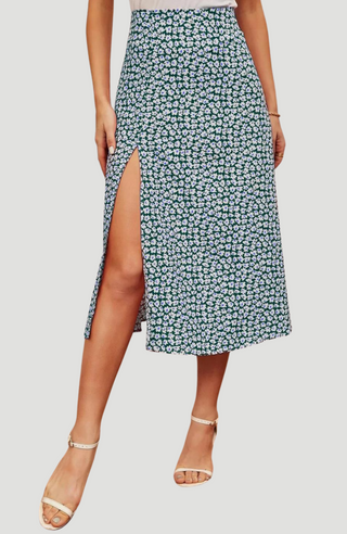 Margaret Emerald Green Skirt - KUCAH