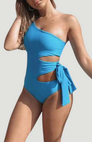 Christiana Blue Bodysuit - KUCAH