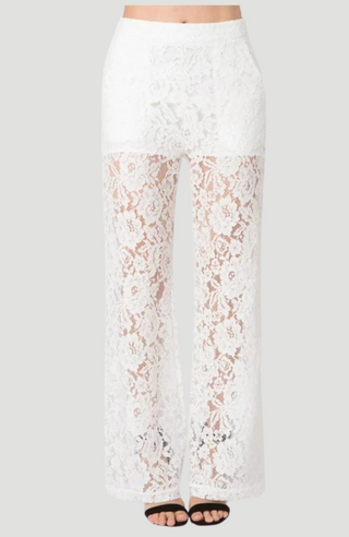 Cloud Embroidered Pants