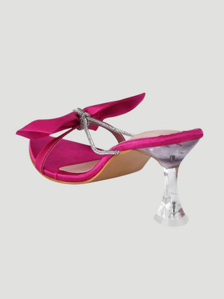 Princess Bow Spool Heels - KUCAH