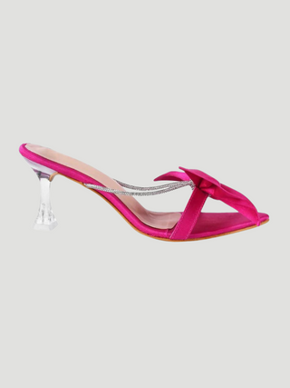 Princess Bow Spool Heels - KUCAH