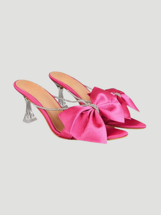 Princess Bow Spool Heels - KUCAH