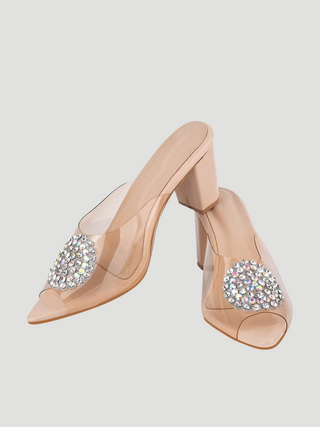 Cindrella Peep Toe Heels - KUCAH