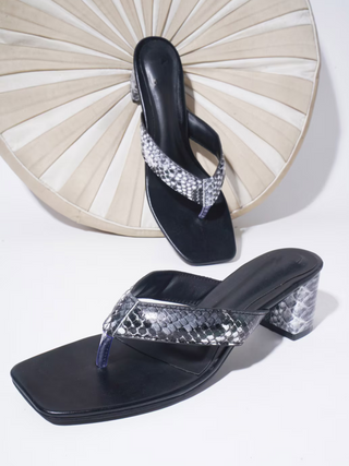 Elara Black Sandal - KUCAH