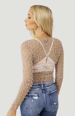 HALSEY MESH TOP - KUCAH