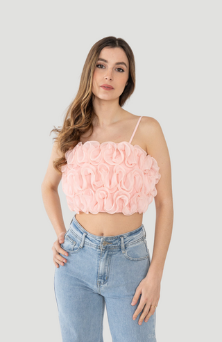 CALLA RUFFLED TOP - KUCAH