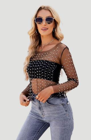 LUELA PEARL TOP - KUCAH