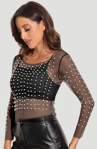 LUELA PEARL TOP - KUCAH