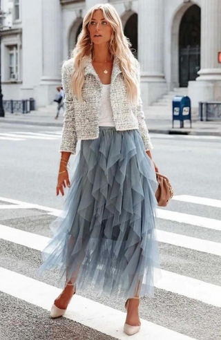 MAXINE TULLE SKIRT - KUCAH