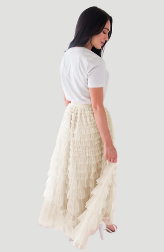 TARRIE RUFFLE SKIRT - KUCAH