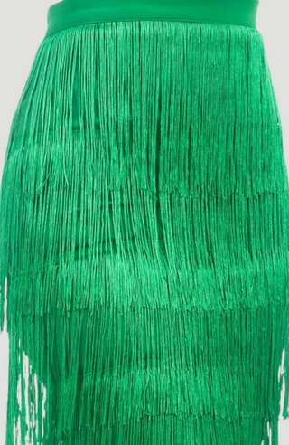 ZEBEC FRINGE SKIRT - KUCAH