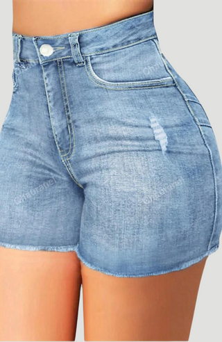 COLBY DENIM SHORTS - KUCAH