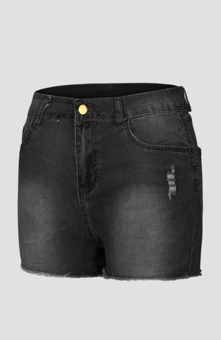 COLBY DENIM SHORTS - KUCAH