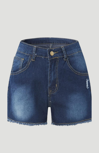 COLBY DENIM SHORTS - KUCAH