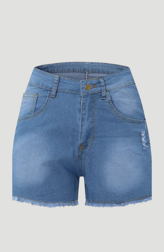 COLBY DENIM SHORTS - KUCAH