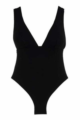 Elena Black Bodysuit - KUCAH