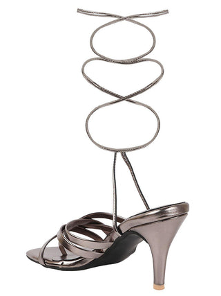 Valencia Stiletto Gladiator Heels - KUCAH