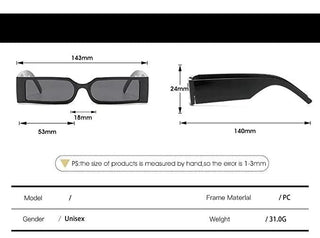 Faye Rectangular Sunglasses - KUCAH