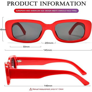 Ruby Rectangle Sunglasses - KUCAH