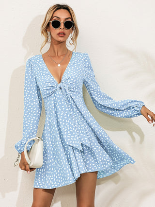 Enid Sky Blue Dress - KUCAH