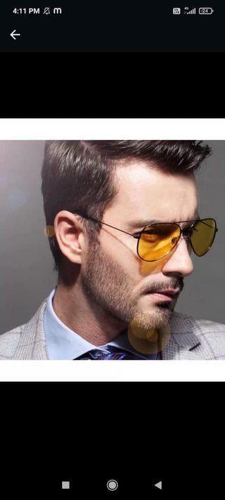 Night Drive Aviator Sunglasses